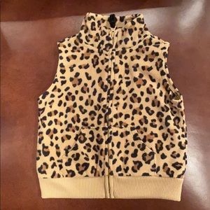 Carter’s 9 Month Cheetah fleece vest